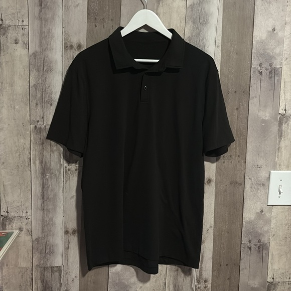 Lululemon Men's Black Polo large - Picture 3 of 10